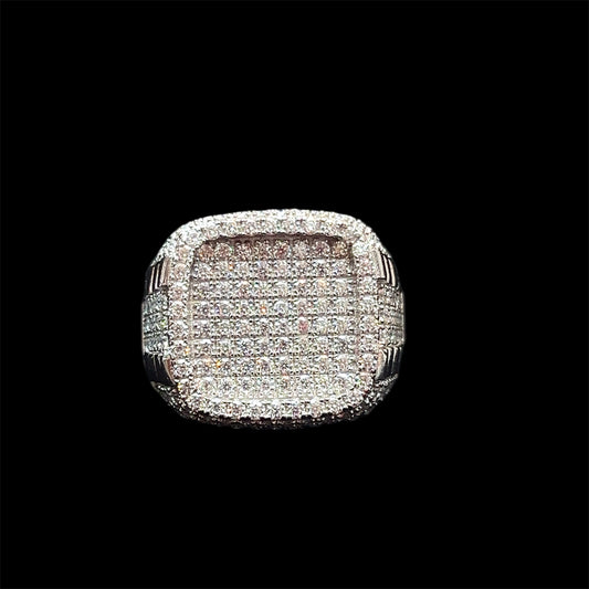 Iced Out Men's Square Ring