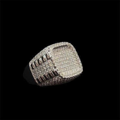 Iced Out Men's Square Ring