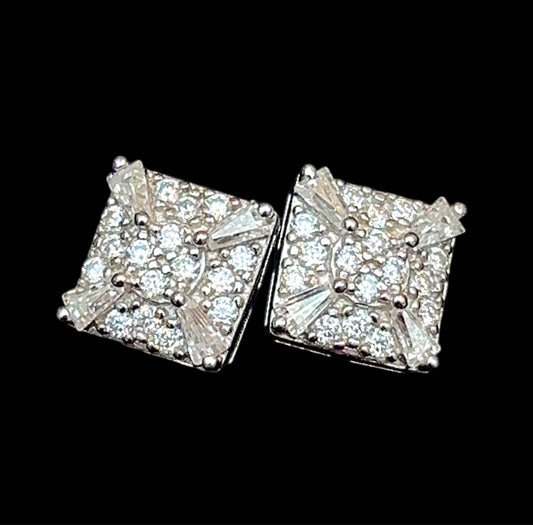 Moissanite Sun Earrings