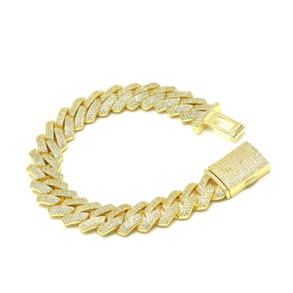 Iced Out Cuban Link Bracelet