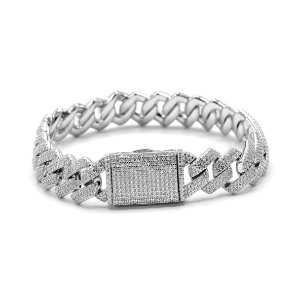 Iced Out Cuban Link Bracelet