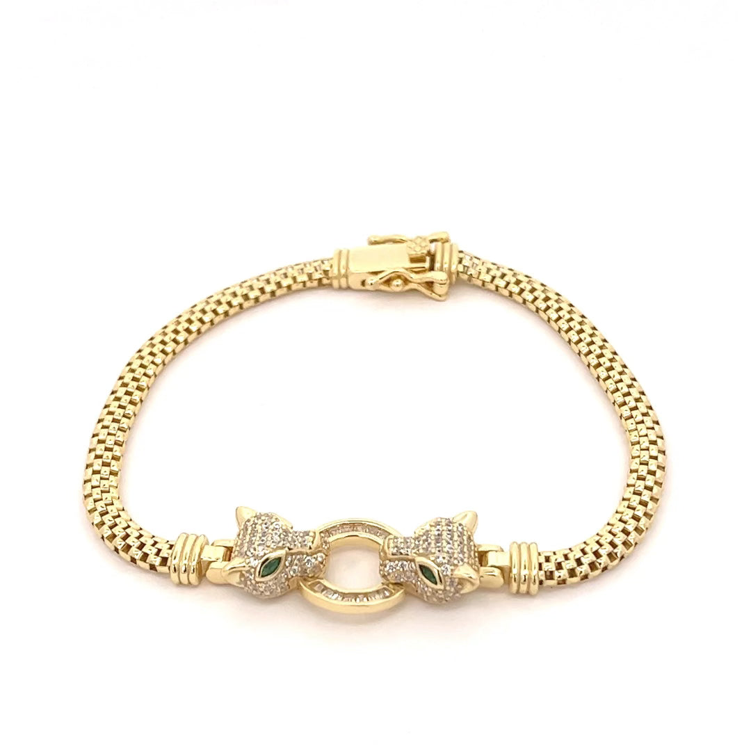 Panther Bracelet in Gold