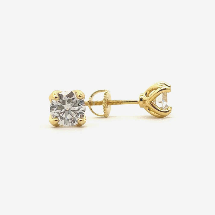 Moissanite Diamond Earrings 6mm