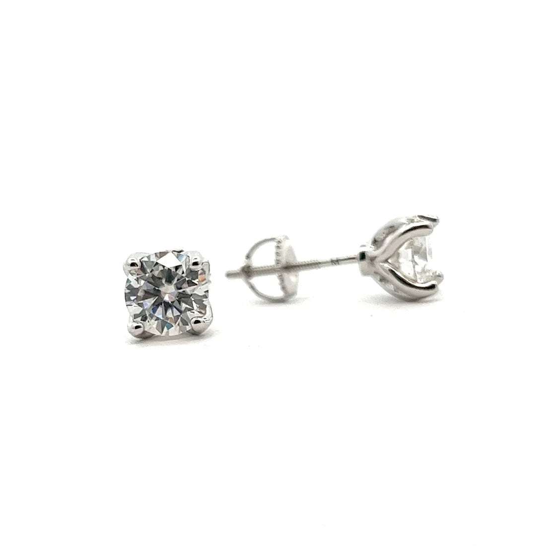 Moissanite Diamond Earrings 6mm