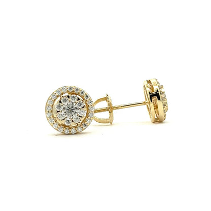 Moissanite Diamond Earring Studs Style #1