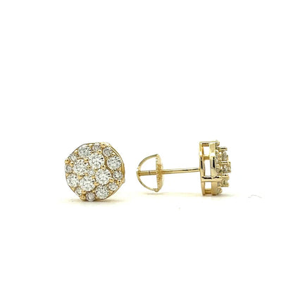 Moissanite Diamond Earrings Style #10