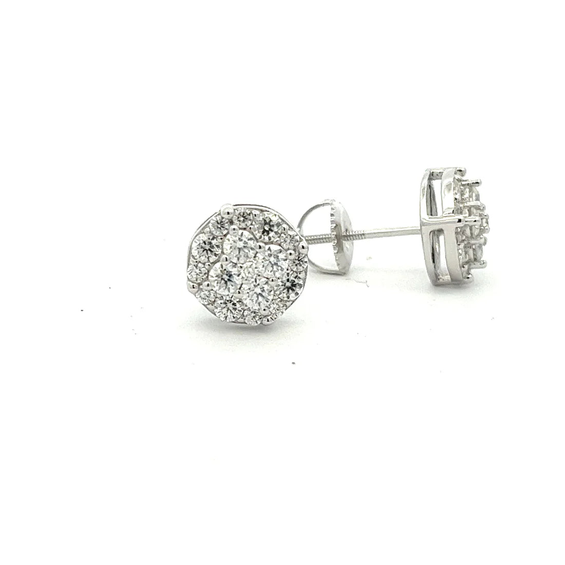 Moissanite Diamond Earrings Style #10