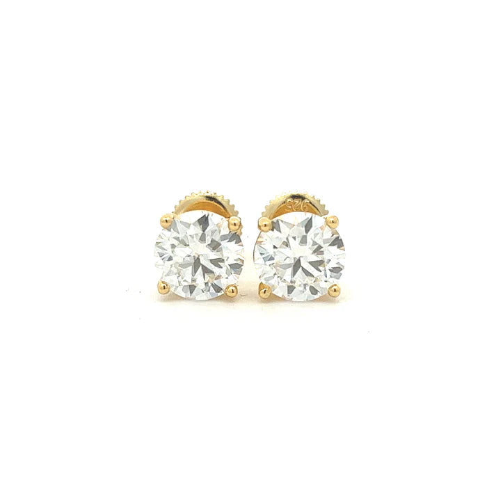 Moissanite Diamond Earrings 7mm