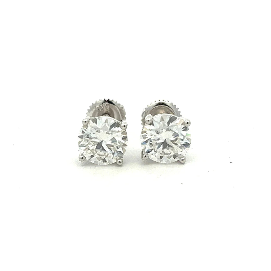 Moissanite Diamond Earrings 7mm