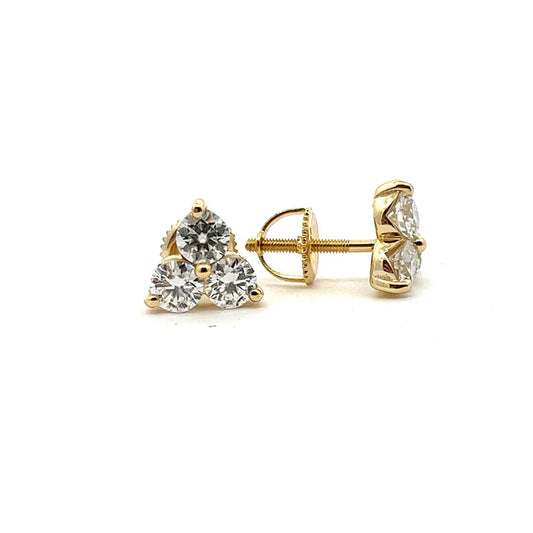 Moissanite Diamond Earrings Style #9