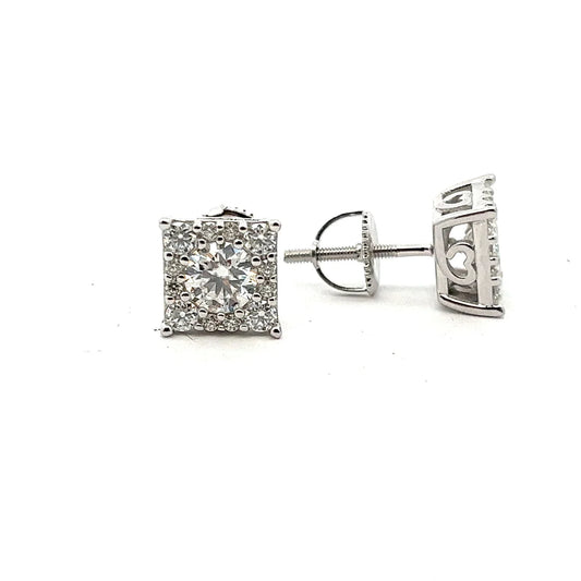 Moissanite Diamond Earrings Style #8