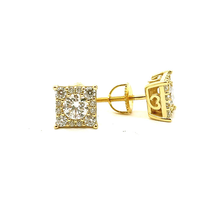 Moissanite Diamond Earrings Style #8