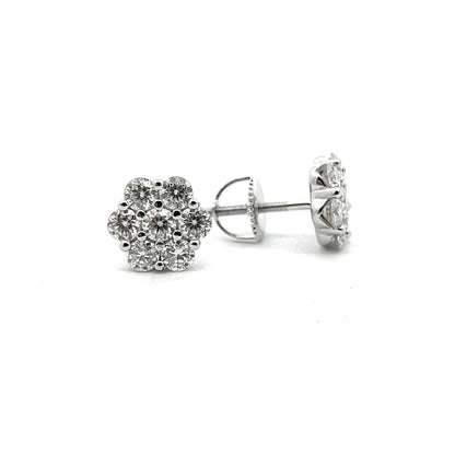 Moissanite Earrings Style #2