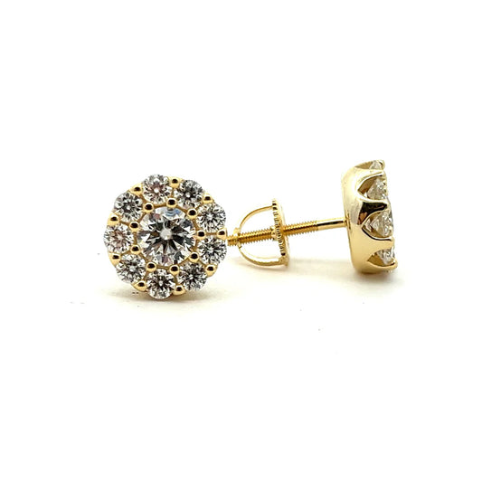 Moissanite Diamond Earrings Style #7