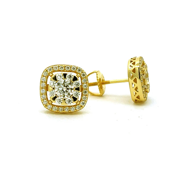 Moissanite Diamond Earrings Style #6