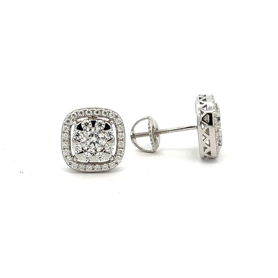 Moissanite Diamond Earrings Style #6