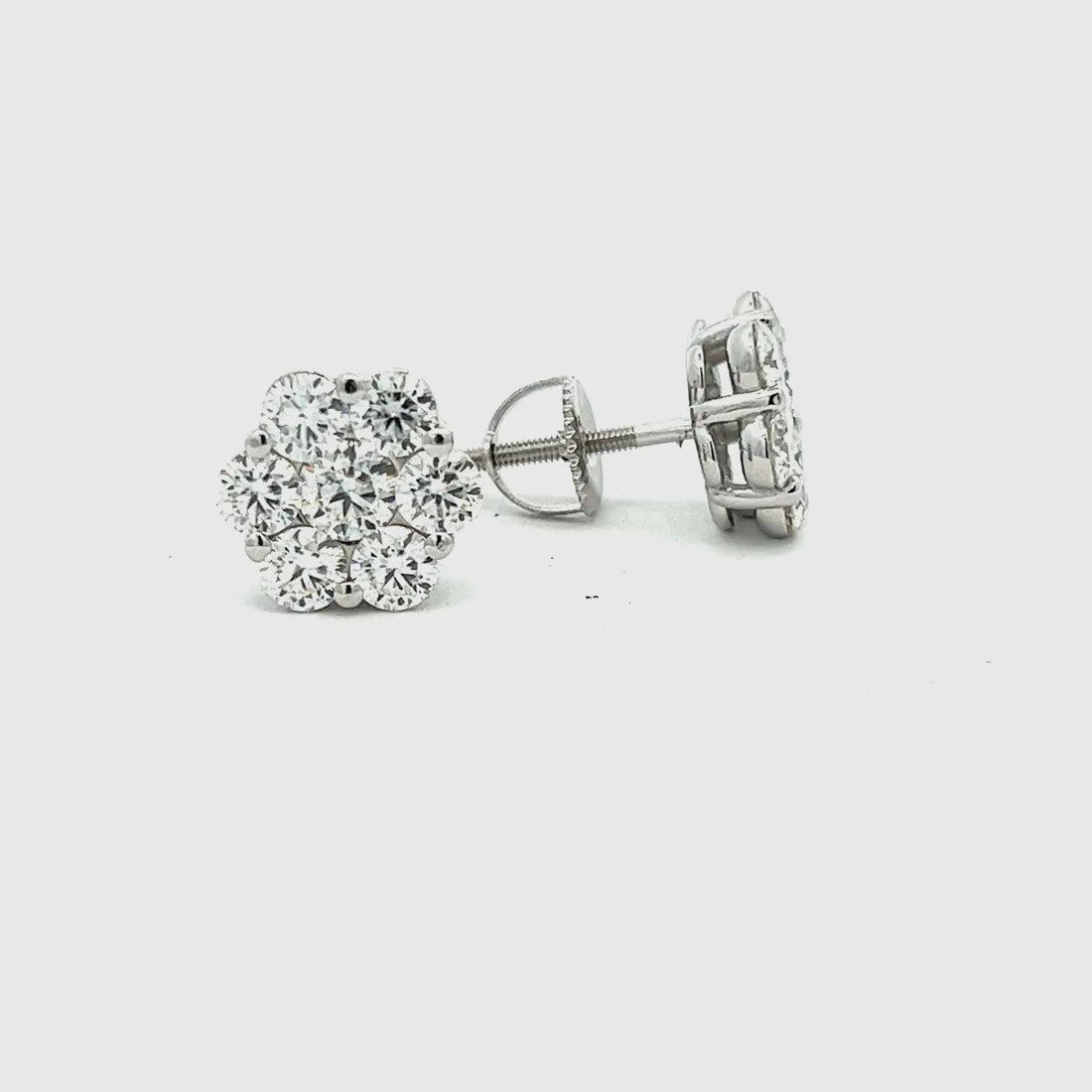 Moissanite Diamond Earrings Style #5